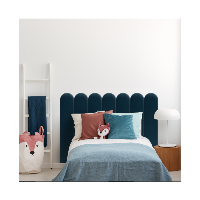 Polsterpaneel Granatblau 20 cm